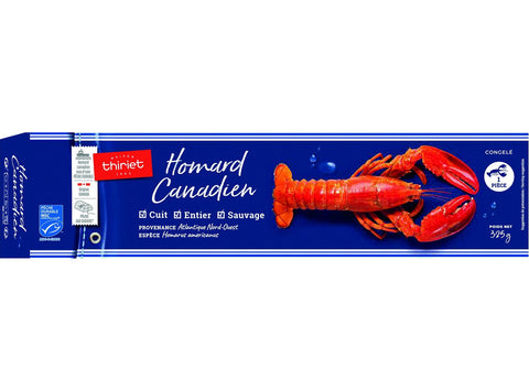 WHOLE COOKED CANADIAN LOBSTER ECO FISHING 325G 1 PIECE (#113216)