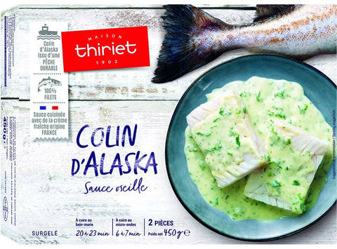FROZEN ALAKSA COLEY W SORREL SAUCE 450G (#107549)