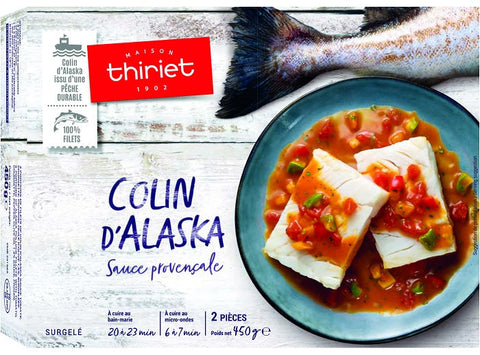 FROZEN ALAKSA COLEY WITH PROVENCAL SAUCE 450G (#107551)