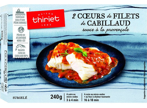 READY-TO-EAT COD FILLET PROVENCAL SAUCE ECO 240G 2 PIECES (#113229)