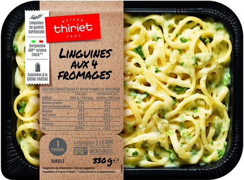 READY-TO-EAT 4 CHEESES LINGUINE PASTA 330G 1 PORTION (#113237)
