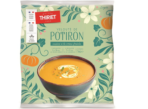 PUMPKIN AND CREAM SOUP 1KG 4 PORTIONS (#113246)