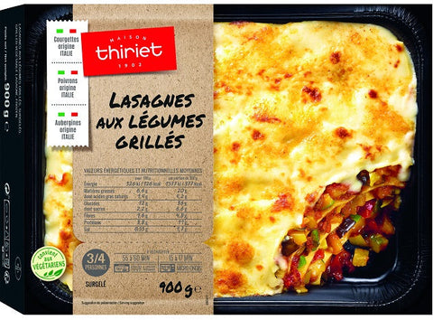 READY-TO-EAT GRILLED VEGETABLE LASAGNE 900G 3-4 PORTIONS (#113248)