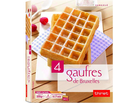 BRUSSELS WAFFLES 320G 4 PIECES (#113266)
