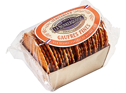 SALTED CARAMEL THIN WAFFLES 175G (#126529)