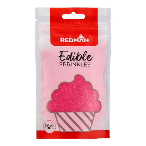 DECOR PINK SANDING SUGAR 100G (#200541)