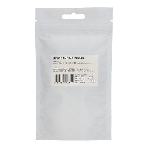 DECOR PINK SANDING SUGAR 100G (#200541)