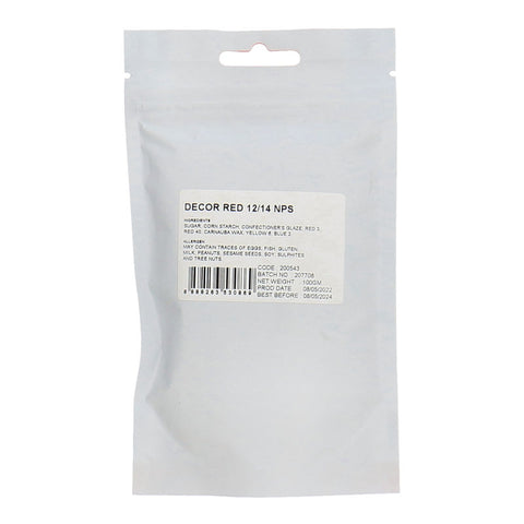 DECOR RED 12/14 NPS 100G (#200543)