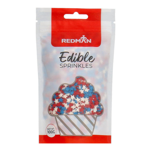 DECOR NPH RED WHITE BLUE STAR 100G (#200544)