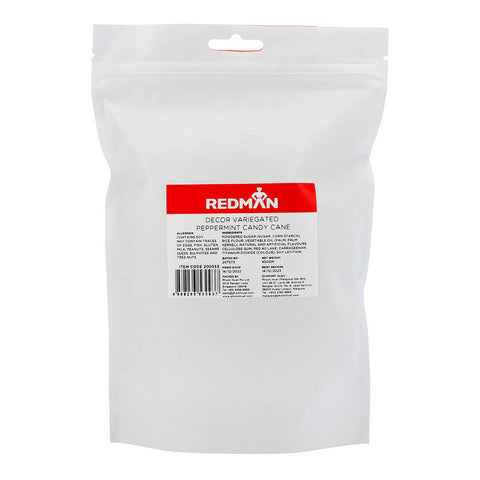 DECOR VARIEGATED CANDY CANE PEPPERMINT 450G (#200553)
