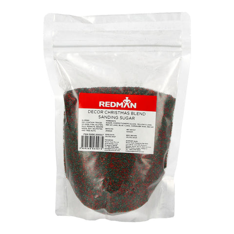 DECOR SANDING SUGAR CHRISTMAS BLEND 500G (#200557)