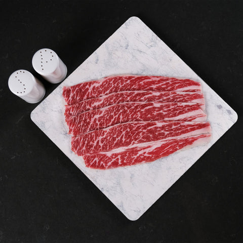 USDA BEEF SHORT RIBS BLACK ANGUS PRIME SHABU 300G (#200817)