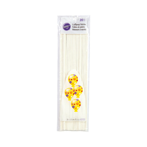 LOLLIPOD STICKS 11.75 INCH 20PCS 1912-1212 (#20112)
