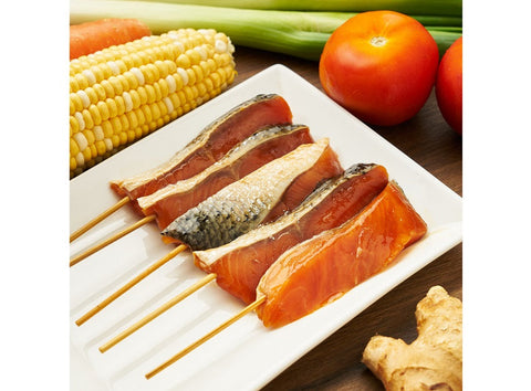 TERIYAKI SALMON SKEWER 5PC (#122273)