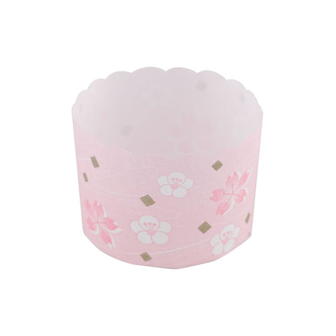 DISPOSABLE MUFFIN CUP (SAKURA) 5.9X5CM 10PC (#201191)