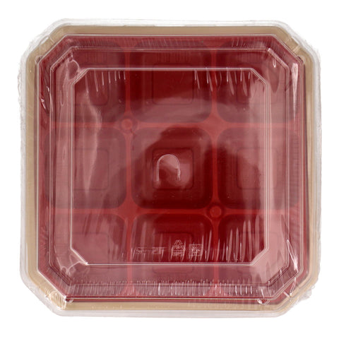 PLASTIC TRAY 9 COMPARTMENT 3 SET (#201422)