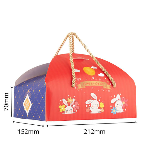 MOONCAKE BOX RABBIT 5PC (#201690)