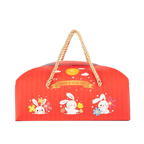 MOONCAKE BOX RABBIT 5PC (#201690)