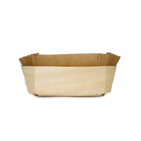 MOULD WOODEN LOAF 140X95X50MM 5PC (#201733)