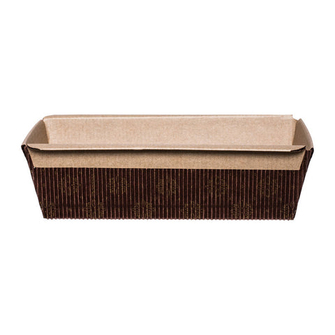 MOULD DISPOSABLE PLUMCAKE 150X65X50MM 60PC (#201797)