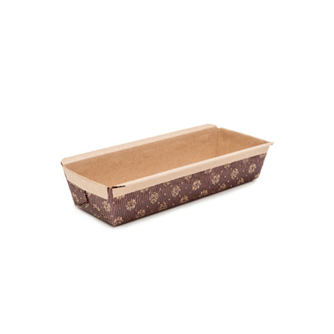 MOULD DISPOSABLE PLUMCAKE 200X65X45MM 50PC (#201798)