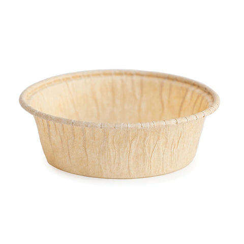 PAPER PIE MOULD ROUND 50X20X58 GOLD 24PC (#201800)