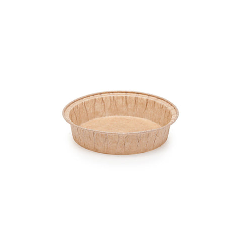 PAPER PIE MOULD ROUND 77X19X82 GOLD 20PC (#201802)