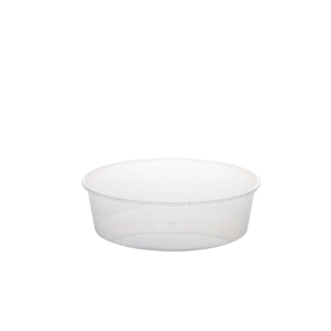 CONTAINER PLASTIC ROUND WITH LID 2330ML 5SET (#201890)
