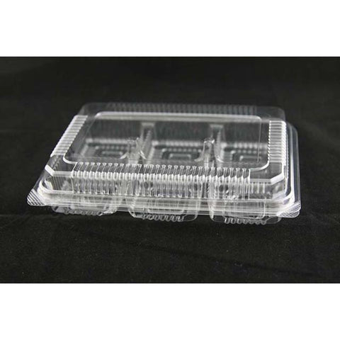 PLASTIC TRAY SQ 10PC (#201969)