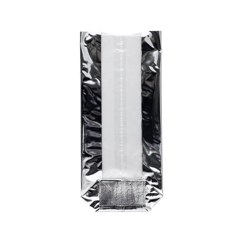 COOKIE BAG LARGES SILVER 12X26CM 10PC (#202018)