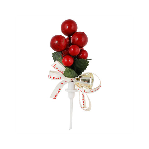 X'MAS LEAF/BERRIES 5PC (#202040)