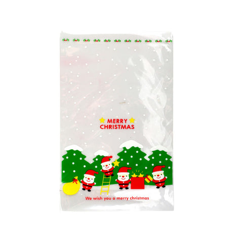 COOKIE BAG X'MAS C243 16X25CM 100PC (#202051)