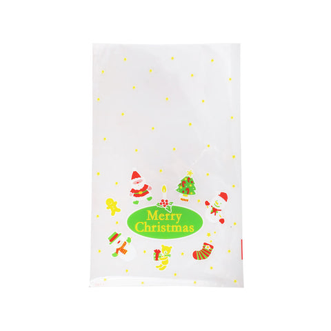 COOKIE BAG X'MAS C189 15.5X25CM 100PC (#202124)