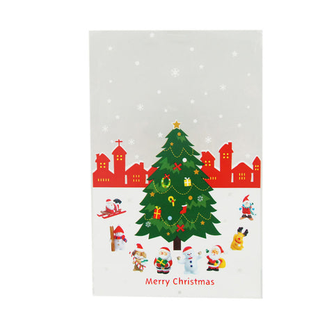 COOKIE BAG X'MAS C279 16X25CM 100PC (#202126)