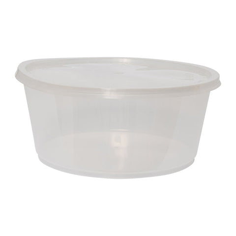CONTAINER ROUND W LID 3000ML 5SET (#202169)