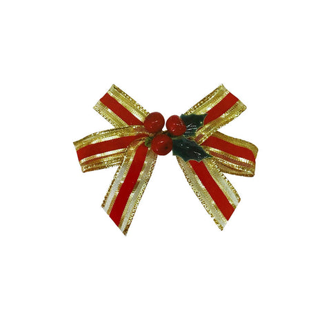 X'MAS RIBBON DECO C598 5PC (#202428)