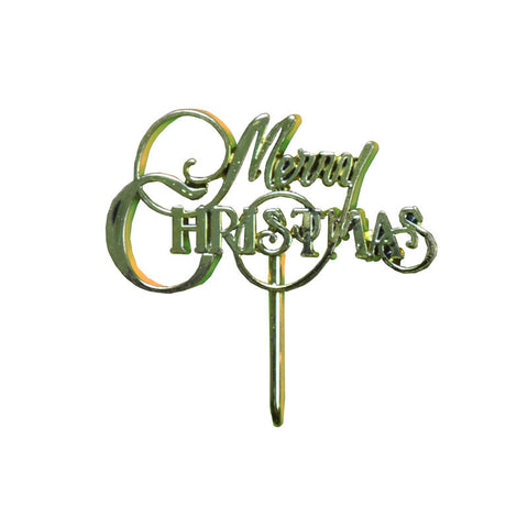 X'MAS TAG GOLD C119 5PC (#202431)