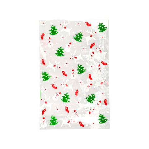 COOKIE BAG X'MAS C275 100PC (#202432)