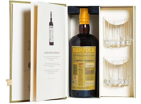 HAMPDEN 8 YEAR RUM GIFTBOX 70CL (#124449)