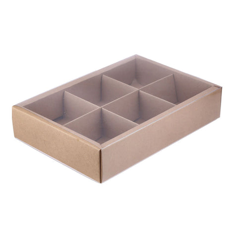 BOX KRAFT TRANS COVER 6S 5SET (#202529)