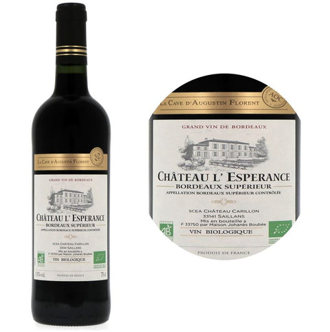 CABERNET SAUVIGNON ORG BORDEAUX RED 75CL (#123346)