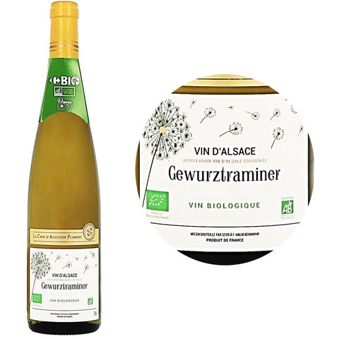 WHITE WINE-GEWURZTRAMINER WHITE WINE BIO 2021750ML (#112219)