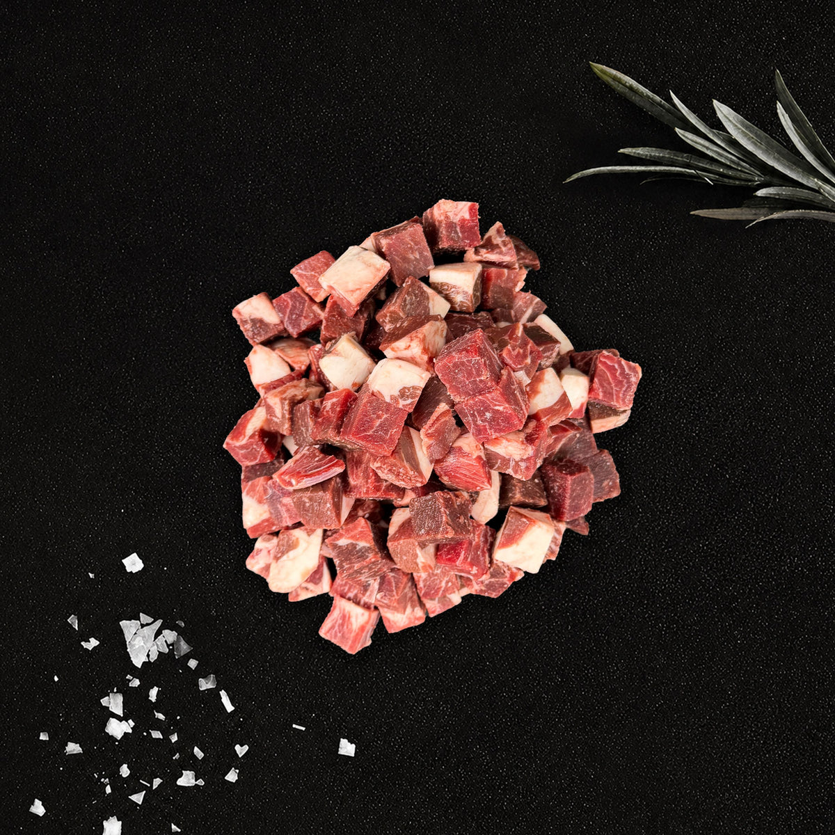 FRZ MUTTON CUBE 1INCH X 1INCH 2KG (