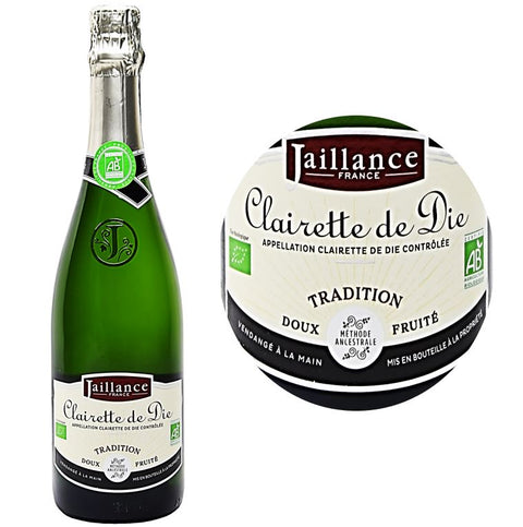 ORGANIC SPARKLING WINE CLAIRETTE 2020 75CL (#118848)