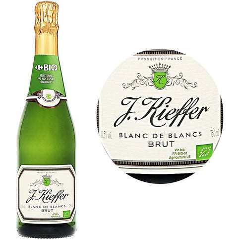 CHARDONNAY ORG BRUT BLANC SPARKLING 75CL (#125578)