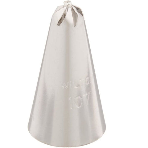 PIPING TIP DROP FLOWER #107 402-107 (#2064)