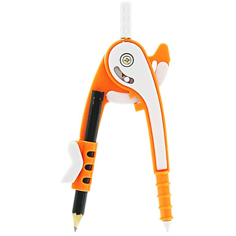 SAFETY TIP BARREL COMPASS AND PENCIL (#119904)