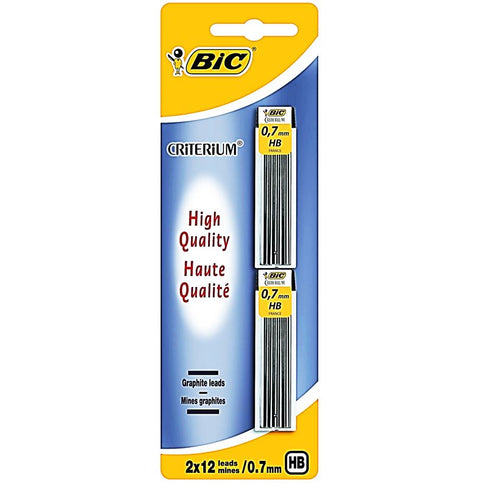 TUBE OF 24 PENCIL LEADS 0.7MM 24PC (#119845)
