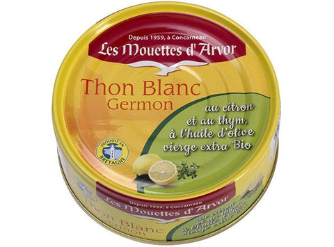 ORGANIC WHITE TUNA LEMON THYME 160G (#122529)