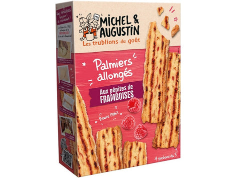 STRETCH PALMIERS RASPBERRY CHIPS 120G (#124948)